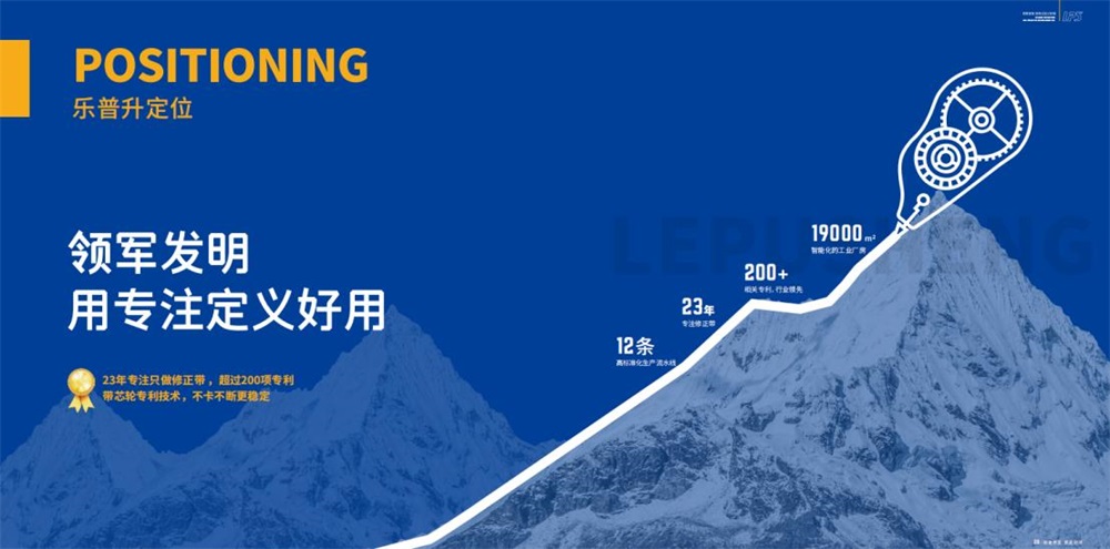 乐普升修正带品牌定位案例