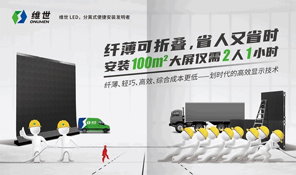 维世LED电子显示屏品牌定位案例分享